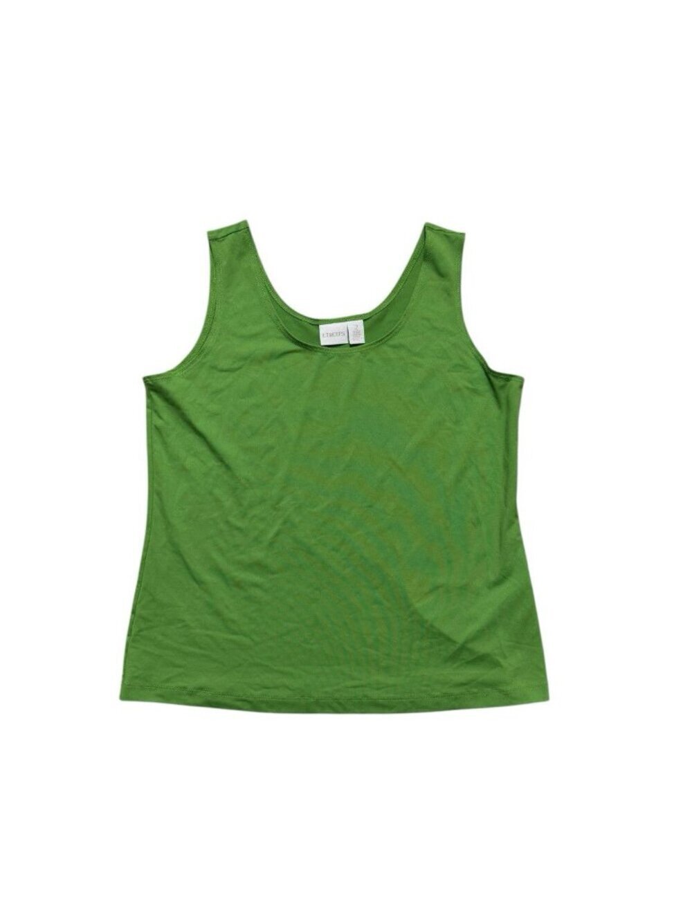 Chico’s Lime Green Tank Top Stretch Sleeveless Size 2 Large